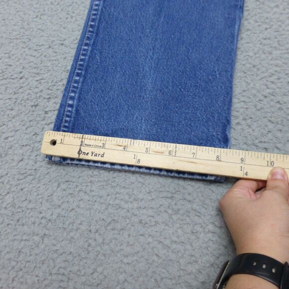 Wrangler Men's Straight Jeans - Blue - Picture 10 of 11